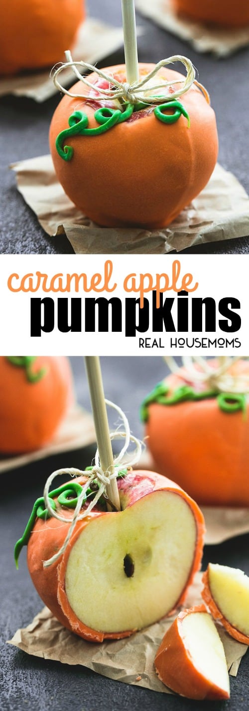 Caramel Apple Pumpkins ⋆ Real Housemoms