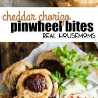 These delicious Chorizo Pinwheel Bites are stuffed with cheddar and drizzled with honey then baked until the pastry is puffed and golden. They can be made a day ahead for a quick and easy appetizer!