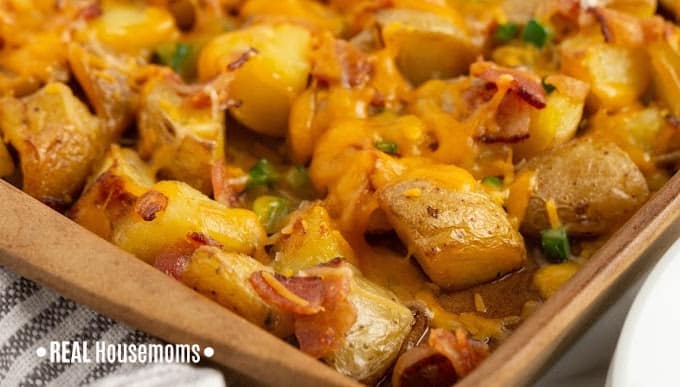 Cheesy Bacon Oven Potatoes ⋆ Real Housemoms 1773