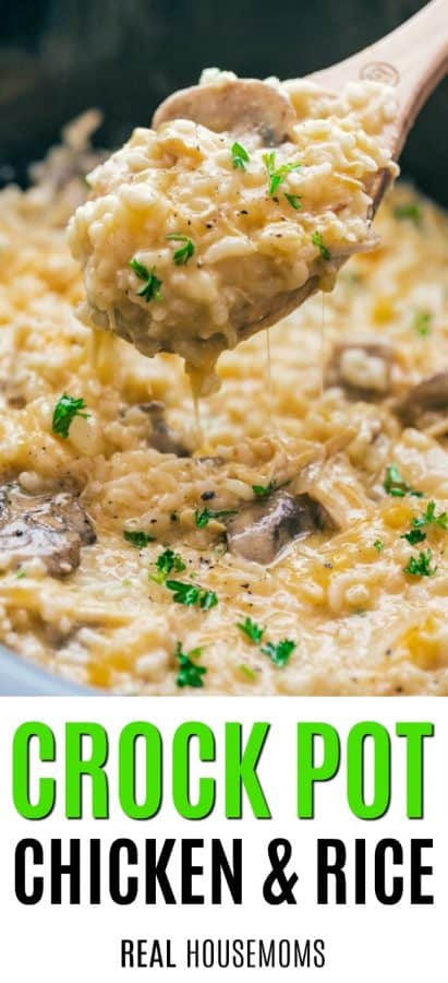 Crockpot Chicken and Rice ⋆READER FAVORITE ⋆ Real Housemoms