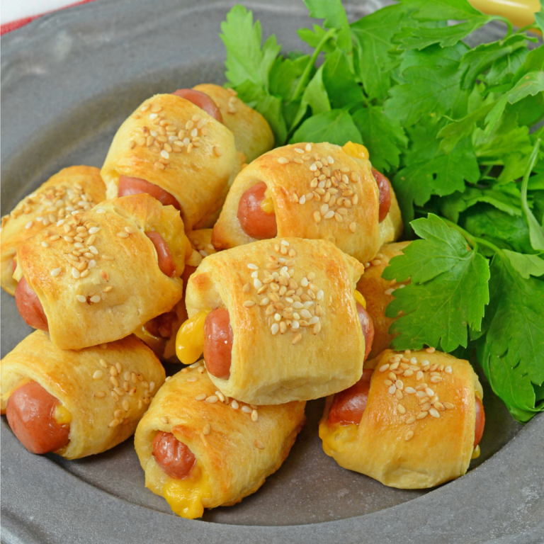 Cheesy Pigs in a Blanket ⋆ Real Housemoms