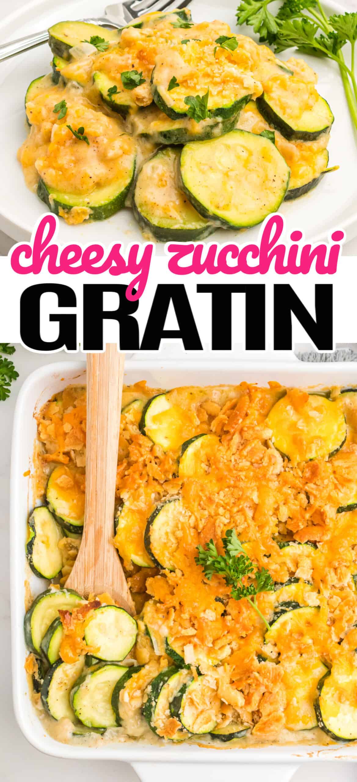 Cheesy Zucchini Gratin ⋆ Real Housemoms