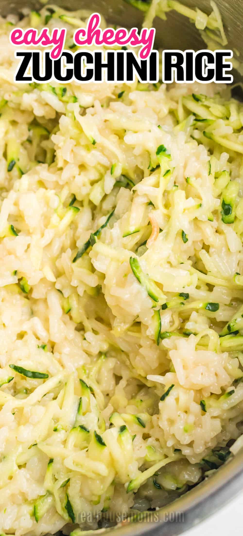 Cheesy Zucchini Rice ⋆ Real Housemoms