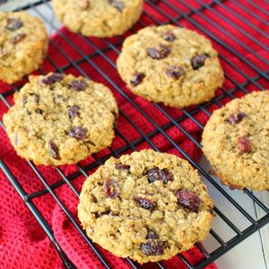 This healthy, high-protein Cherry Almond Breakfast Cookie is made with all-natural ingredients making the perfect solution for a quick, on-the-go breakfast!