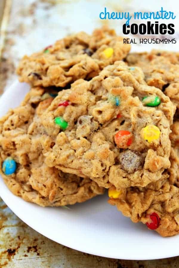 Chewy Monster Cookies ⋆ Real Housemoms