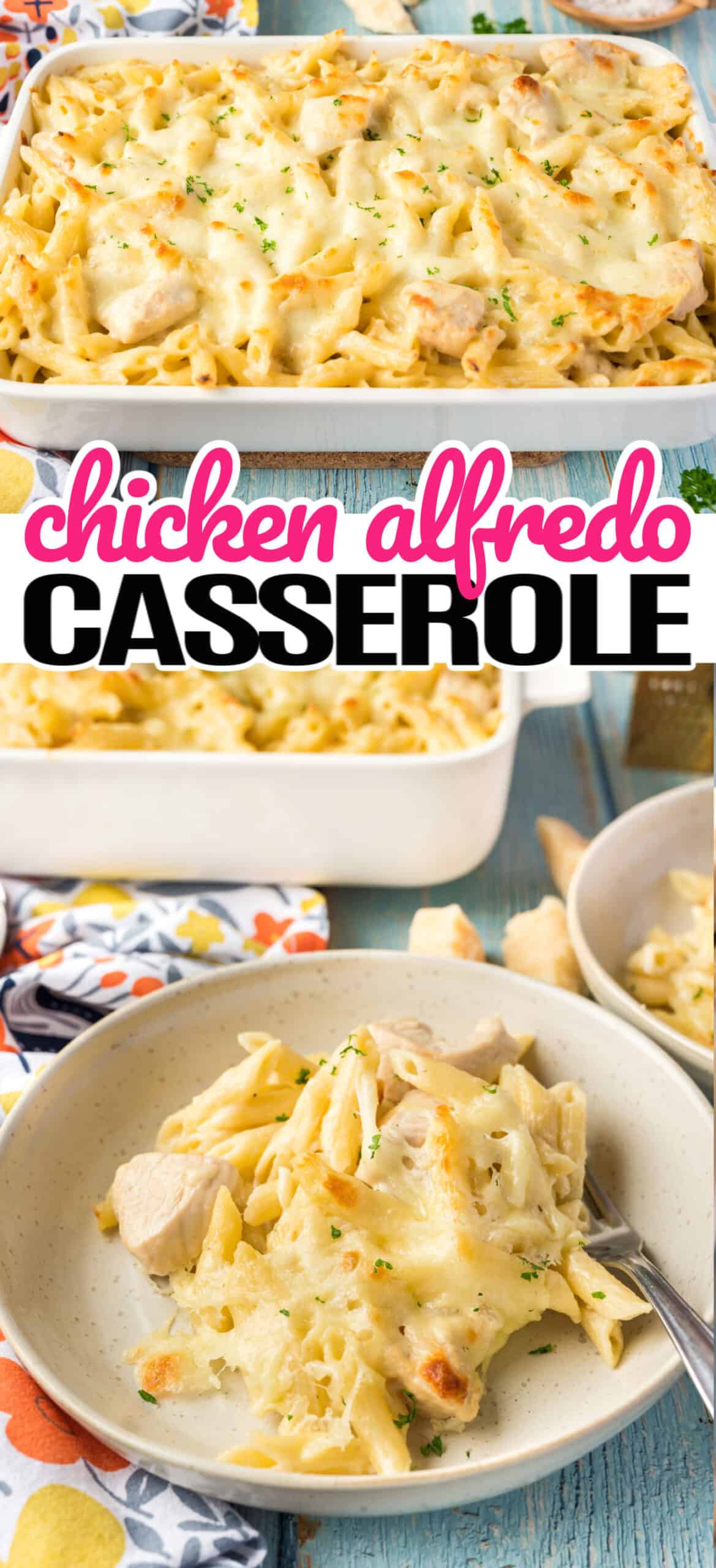 Chicken Alfredo Casserole ⋆ Real Housemoms