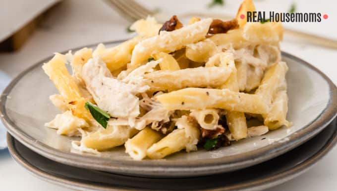 Chicken Bacon Ranch Pasta Bake - Real Housemoms