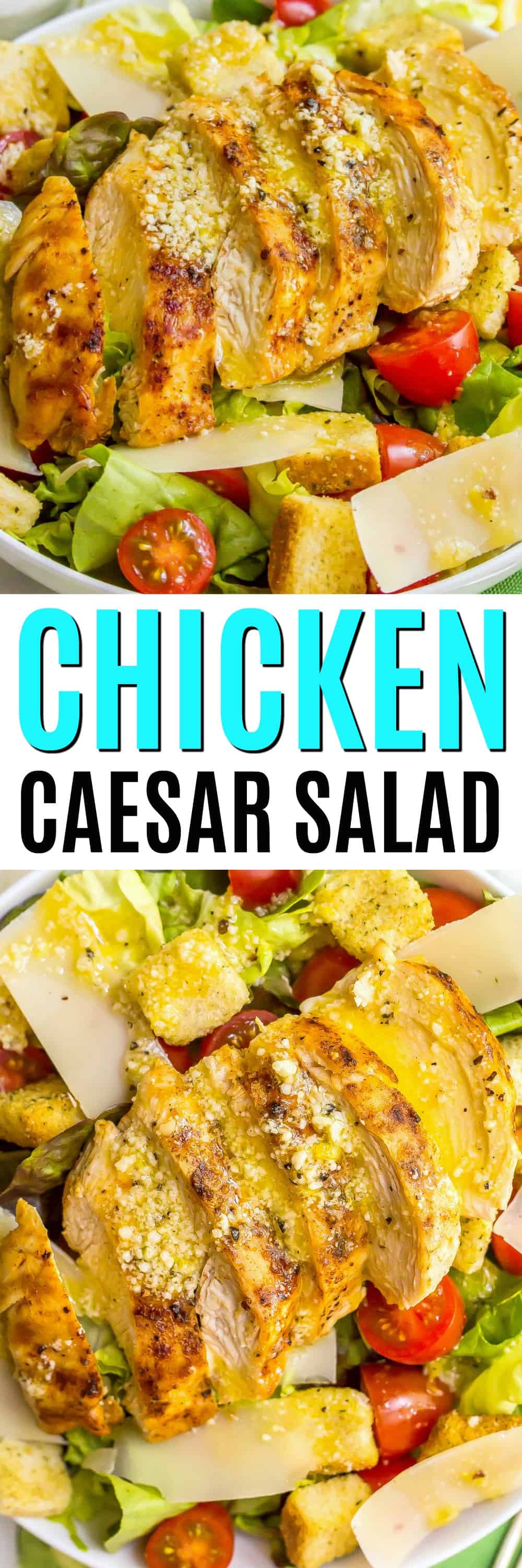 Chicken Caesar Salad ⋆ Real Housemoms