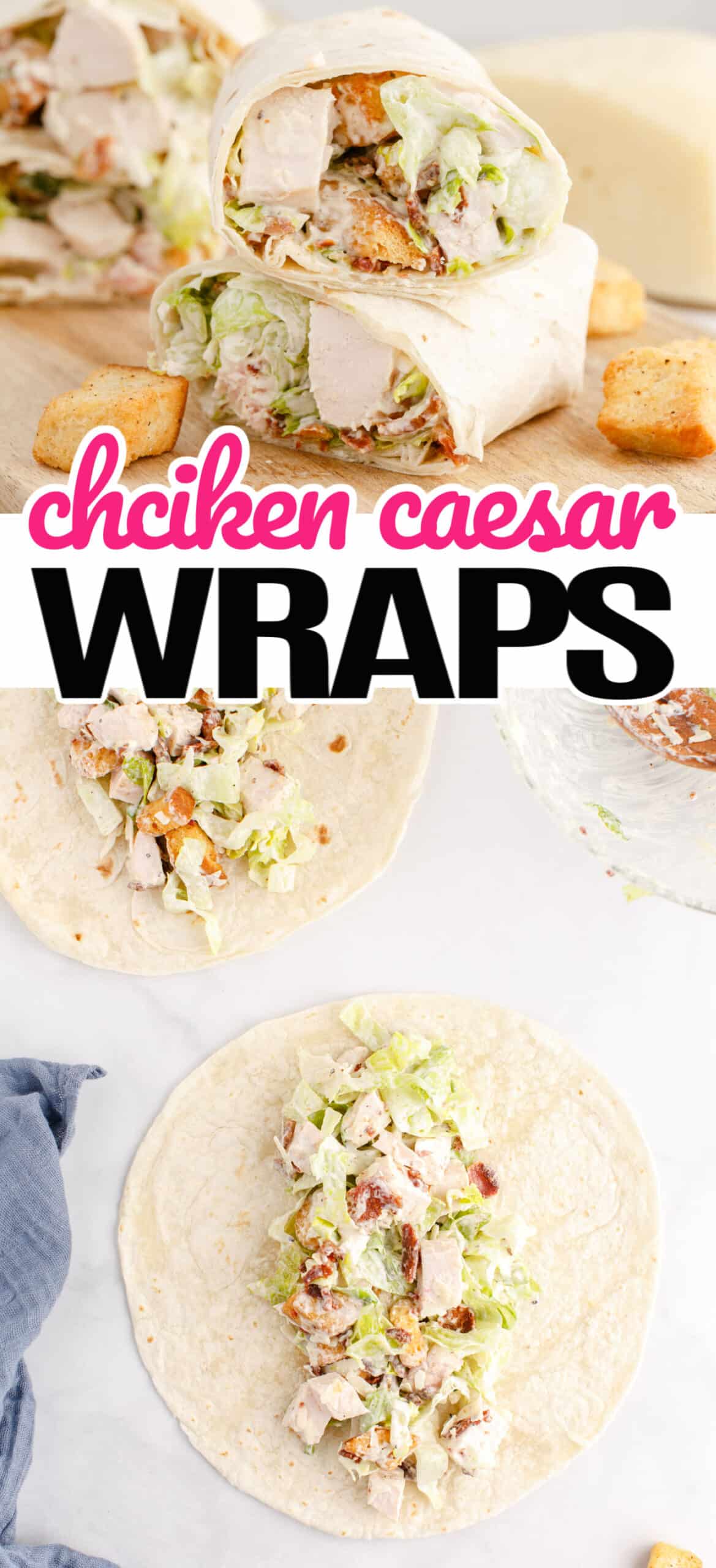 Chicken Caesar Wrap ⋆ Real Housemoms