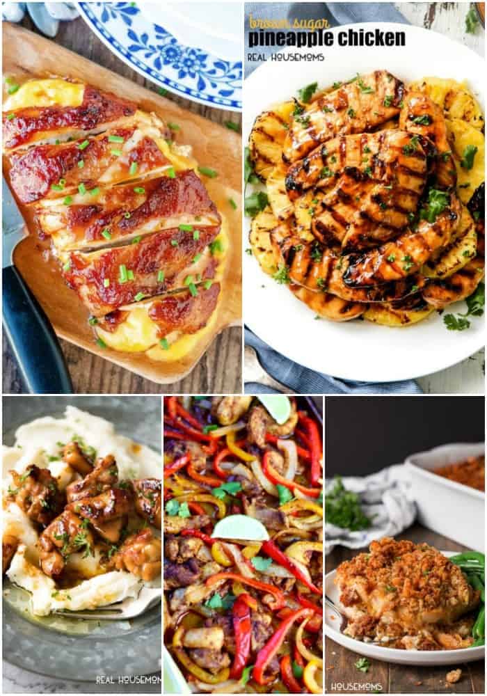 dinner chicken recipes collage