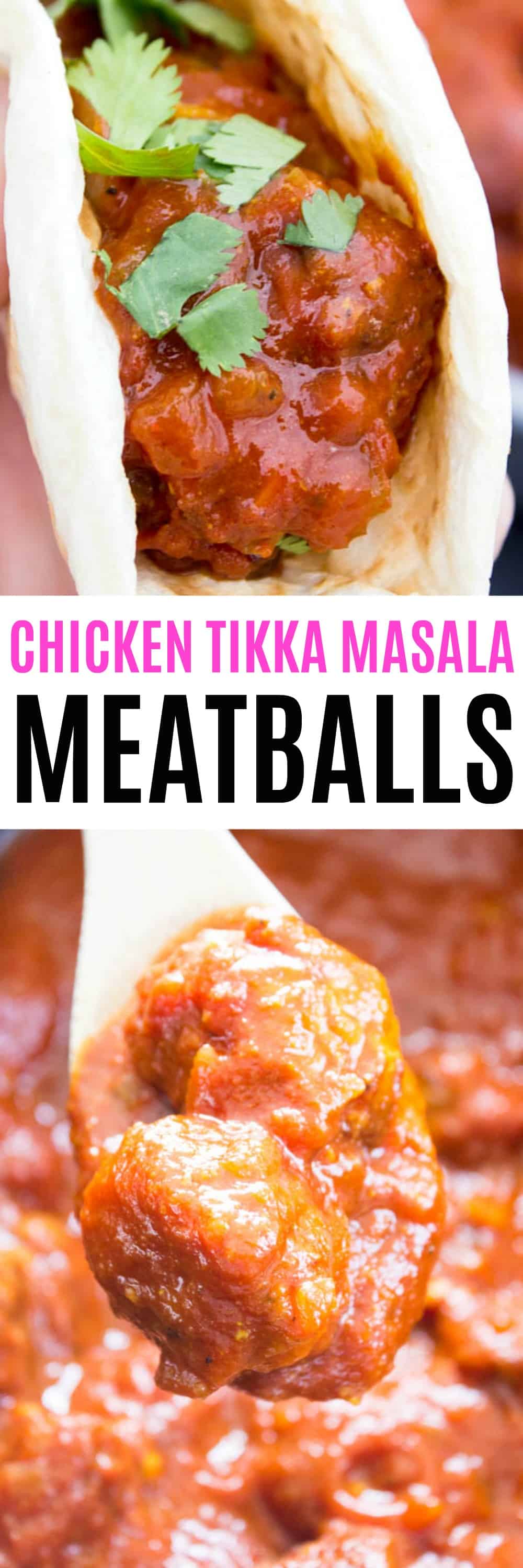 Chicken Tikka Masala Meatballs ⋆ Real Housemoms