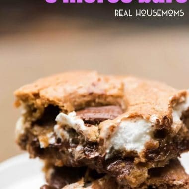 Chocolate Chip Cookie S'mores Bars combine two classic desserts to make the best new summer dessert ever! This has to be part of your next summer party!