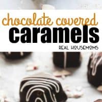 Easy homemade Chocolate Covered Caramels are a breeze to whip up and make the perfect food gift for neighbors and co-workers during the holidays!