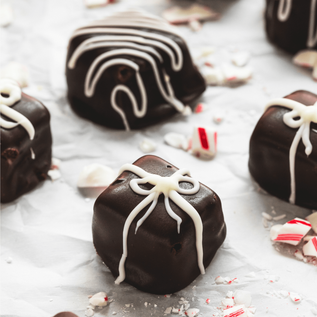Easy homemade Chocolate Covered Caramels are a breeze to whip up and make the perfect food gift for neighbors and co-workers during the holidays!