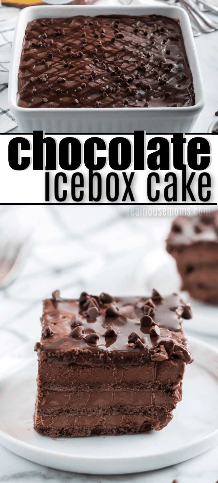 Triple Chocolate Icebox Cake Recipe ⋆ Real Housemoms