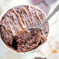 Chocolate Keto Mug Cake is perfectly moist and easy to make. You only need one mug, a handful of ingredients, and a microwave to make this cake!