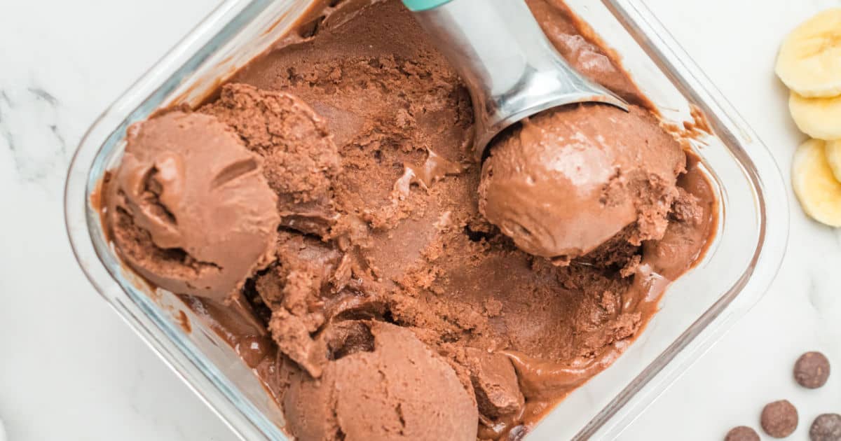 Chocolate Peanut Butter Banana Ice Cream ⋆ Real Housemoms