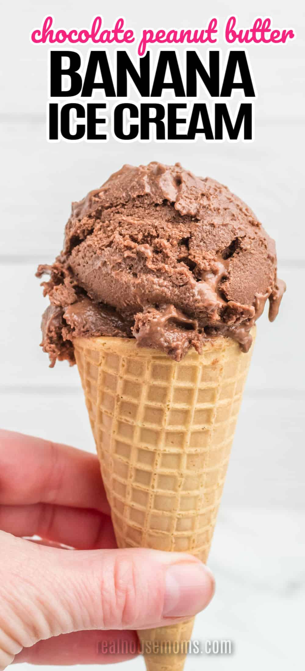 Chocolate Peanut Butter Banana Ice Cream ⋆ Real Housemoms