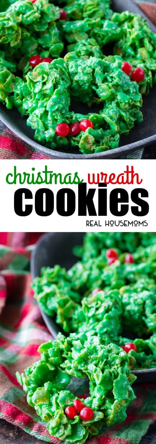 Christmas Wreath Cookies with Video - Easy Cookie Recipe