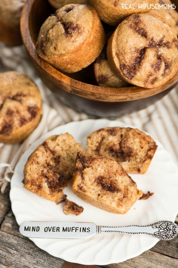 These quick, from-scratch Cinnamon Muffins are perfect for a sweet breakfast treat alongside a cup of coffee!