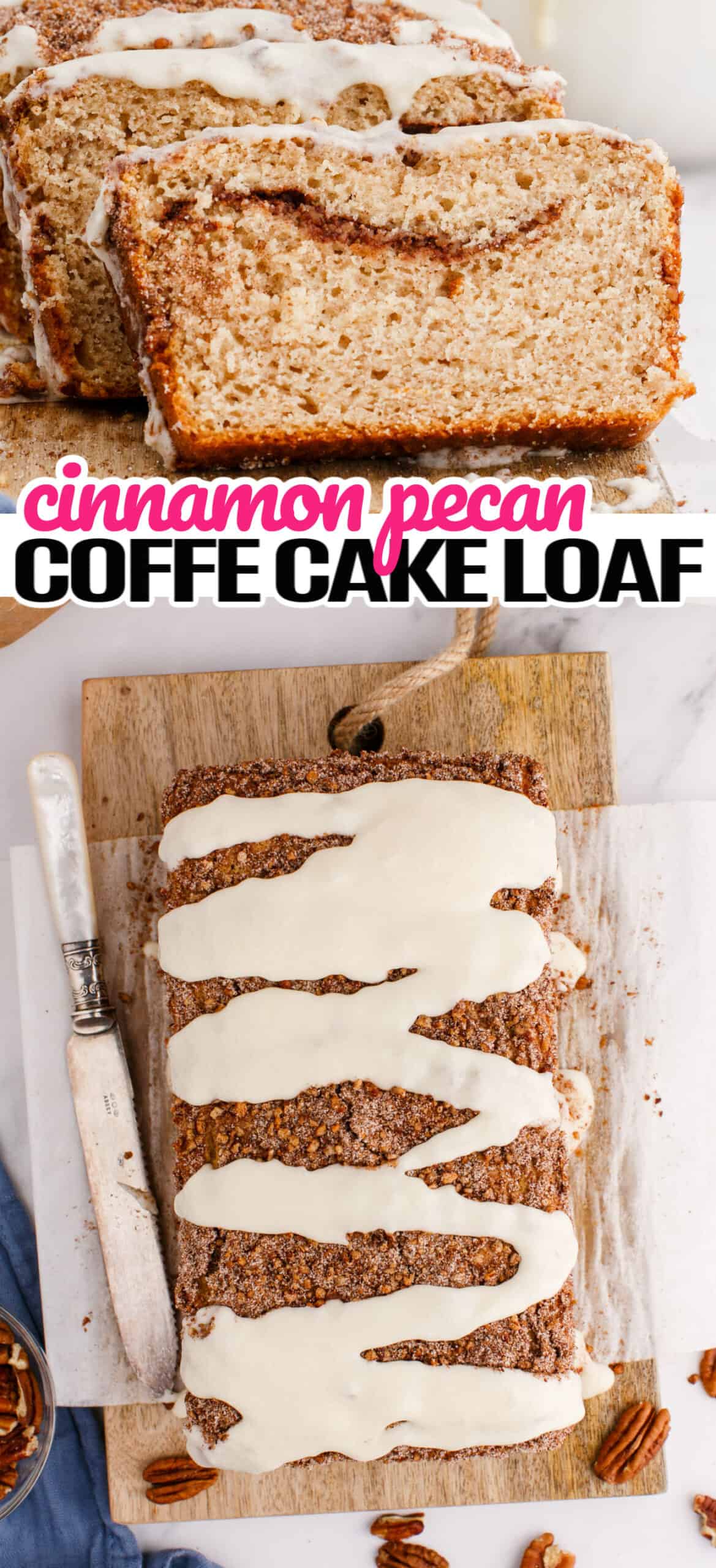 Cinnamon Pecan Coffee Cake Loaf ⋆ Real Housemoms 3889