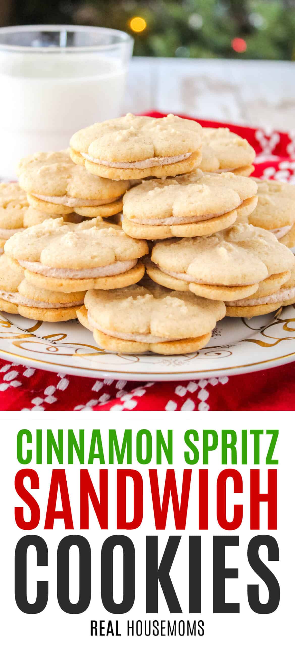 Cinnamon Spritz Cookies - JavaCupcake