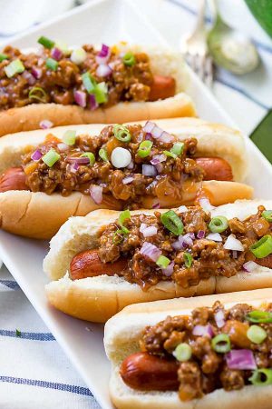 Classic Chili Dogs-Easy Dinner Recipe-Real Housemoms