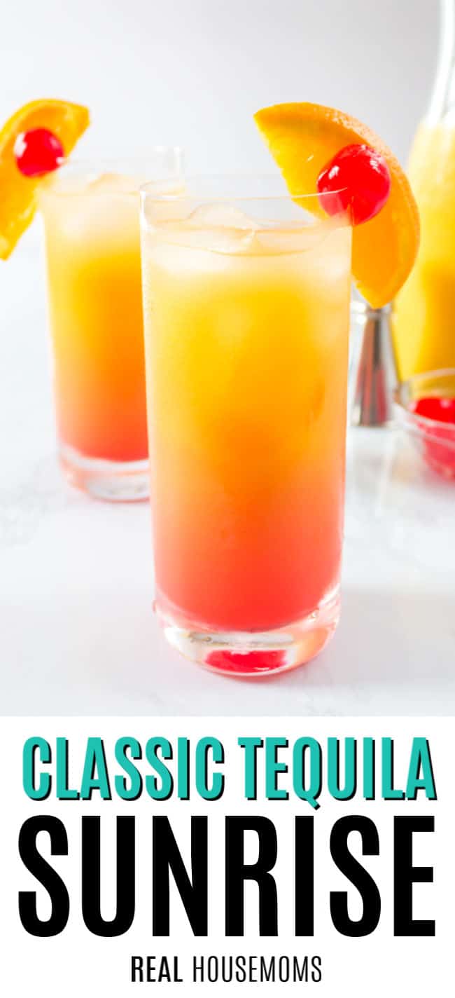 Classic Tequila Sunrise Cocktail Real Housemoms,Wheat Beer With Orange