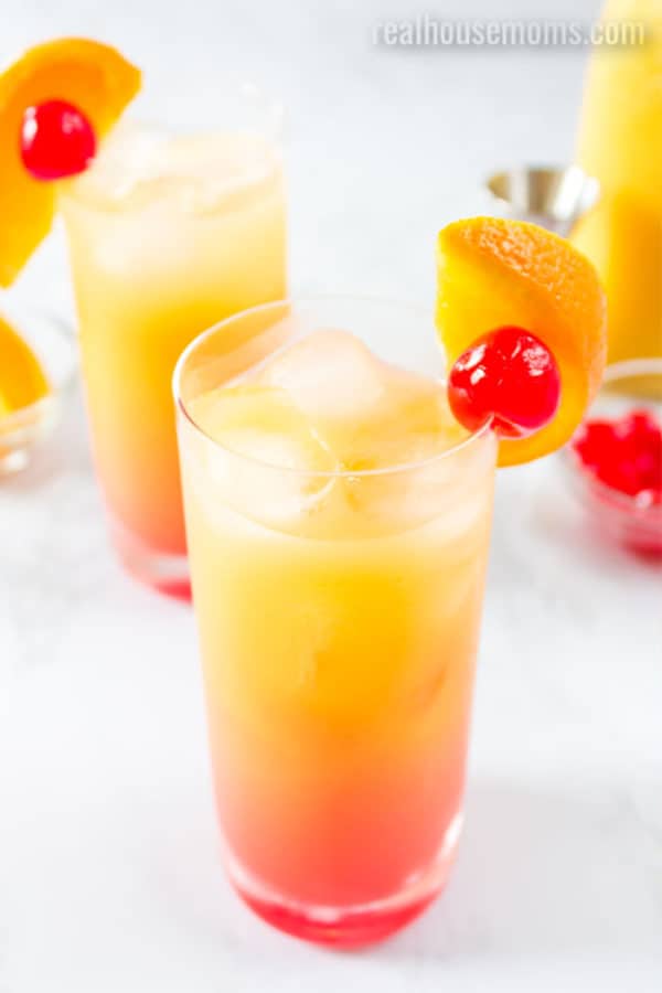 Classic Tequila Sunrise Cocktail ⋆ Real Housemoms