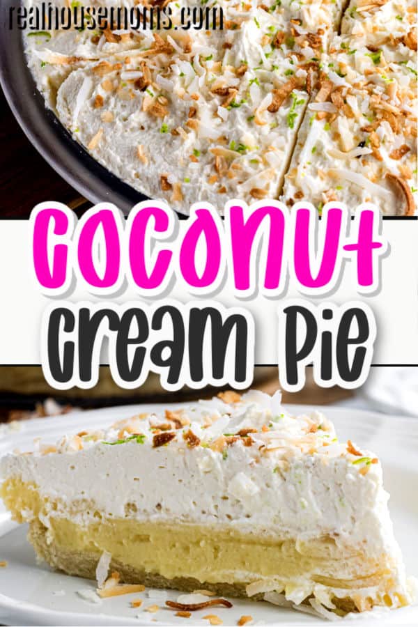 Easy Coconut Cream Pie Recipe ⋆ Real Housemoms
