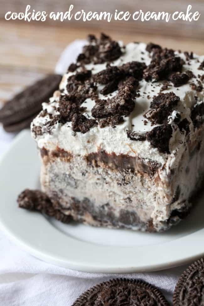 Cookies and Cream Ice Cream Cake - Lil' Luna