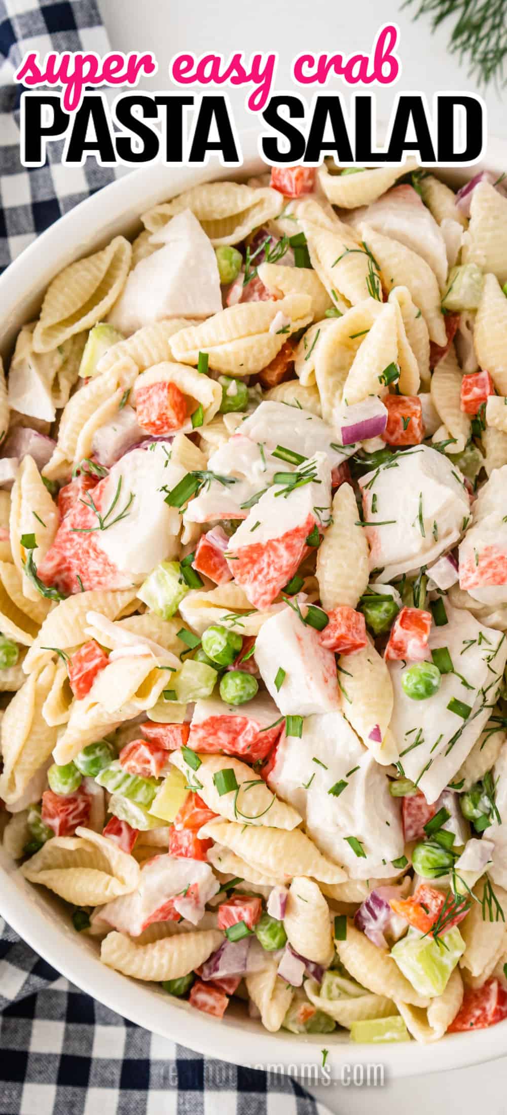 Crab Pasta Salad ⋆ Real Housemoms