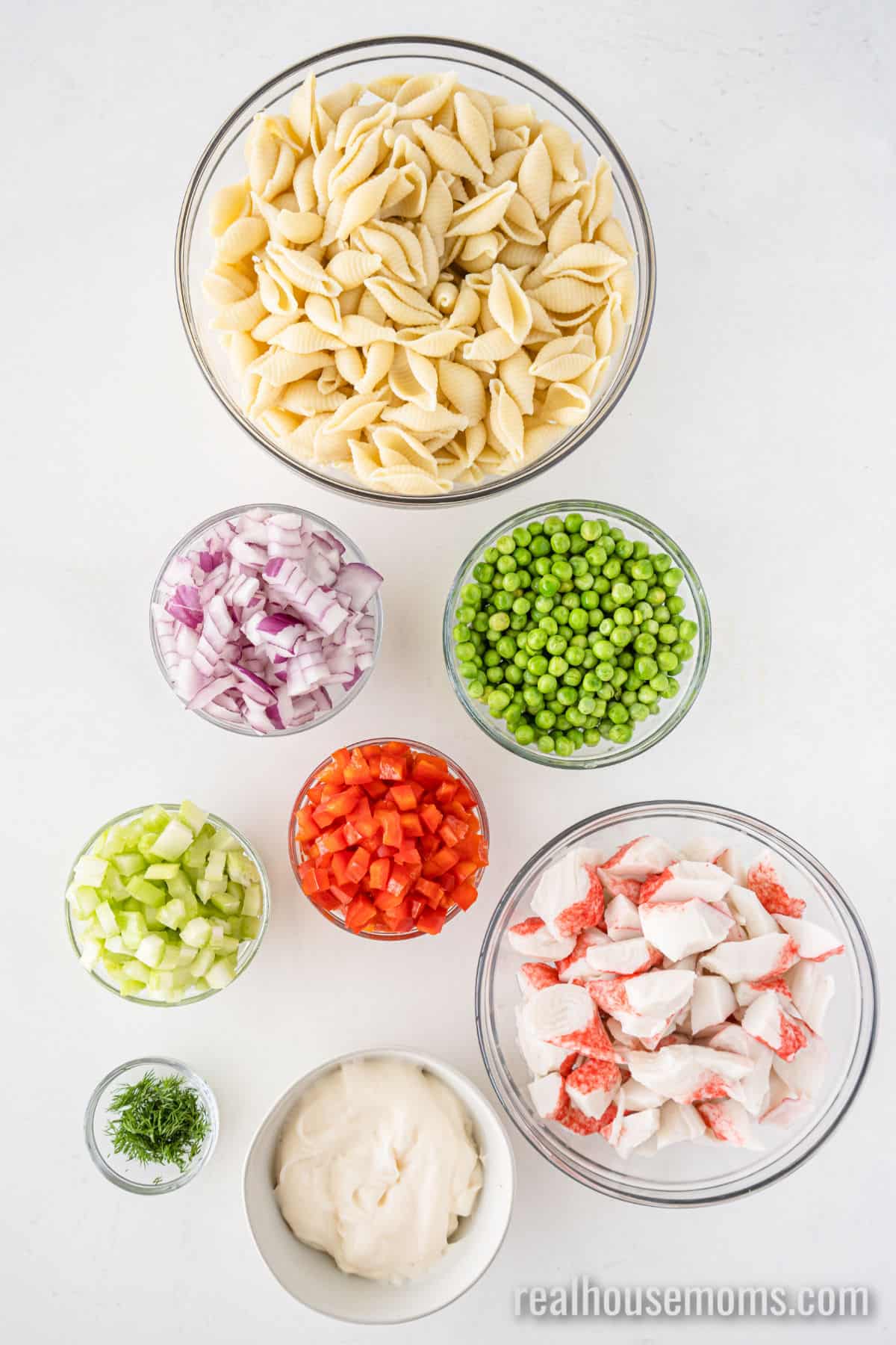 Crab Pasta Salad ⋆ Real Housemoms