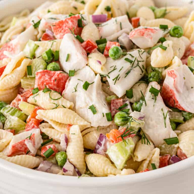 Crab Pasta Salad Real Housemoms