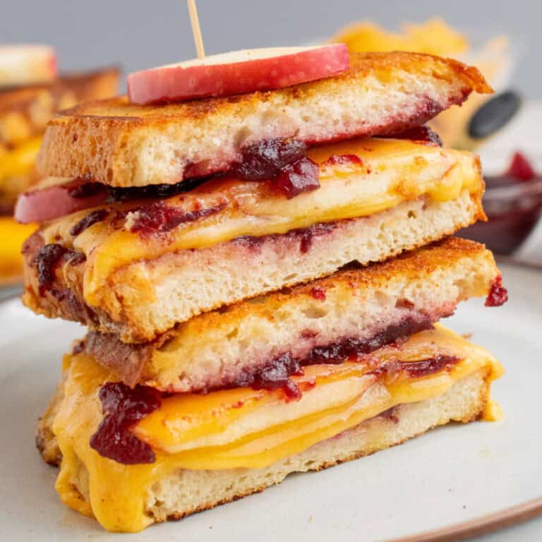 Cranberry Apple Grilled Cheese