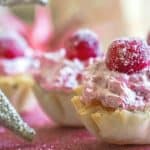 These Cranberry Fluff Cheesecake Bites are the perfect no bake dessert for the holidays!