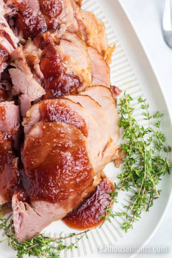 Cranberry-Glazed Spiral Ham Recipe ⋆ Real Housemoms