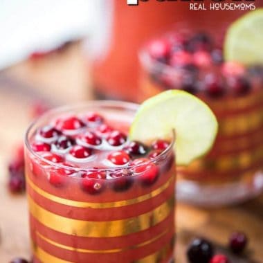 This Cranberry Vodka Punch is perfect for your holiday parties this year and has a bright flavor that will make your guest happy!