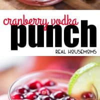 This Cranberry Vodka Punch is perfect for your holiday parties this year and has a bright flavor that will make your guest happy!