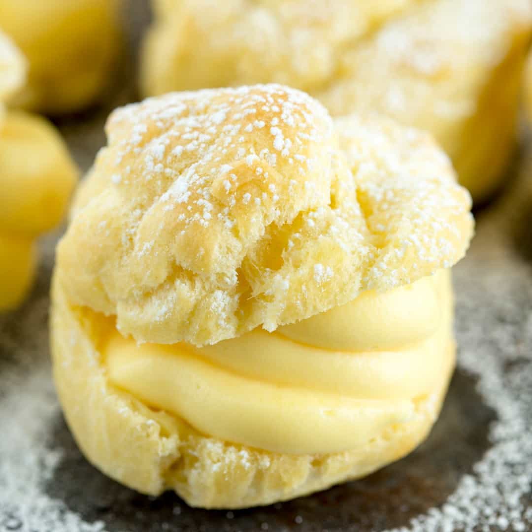 These are the best Cream Puffs and you won't believe how crazy simple they are to make!