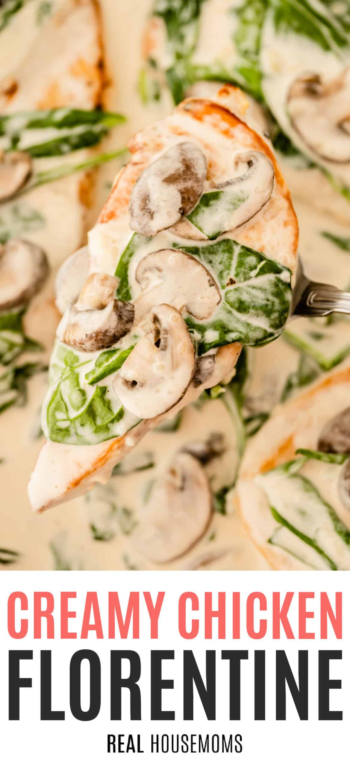 Creamy Chicken Florentine Recipe ⋆ Real Housemoms