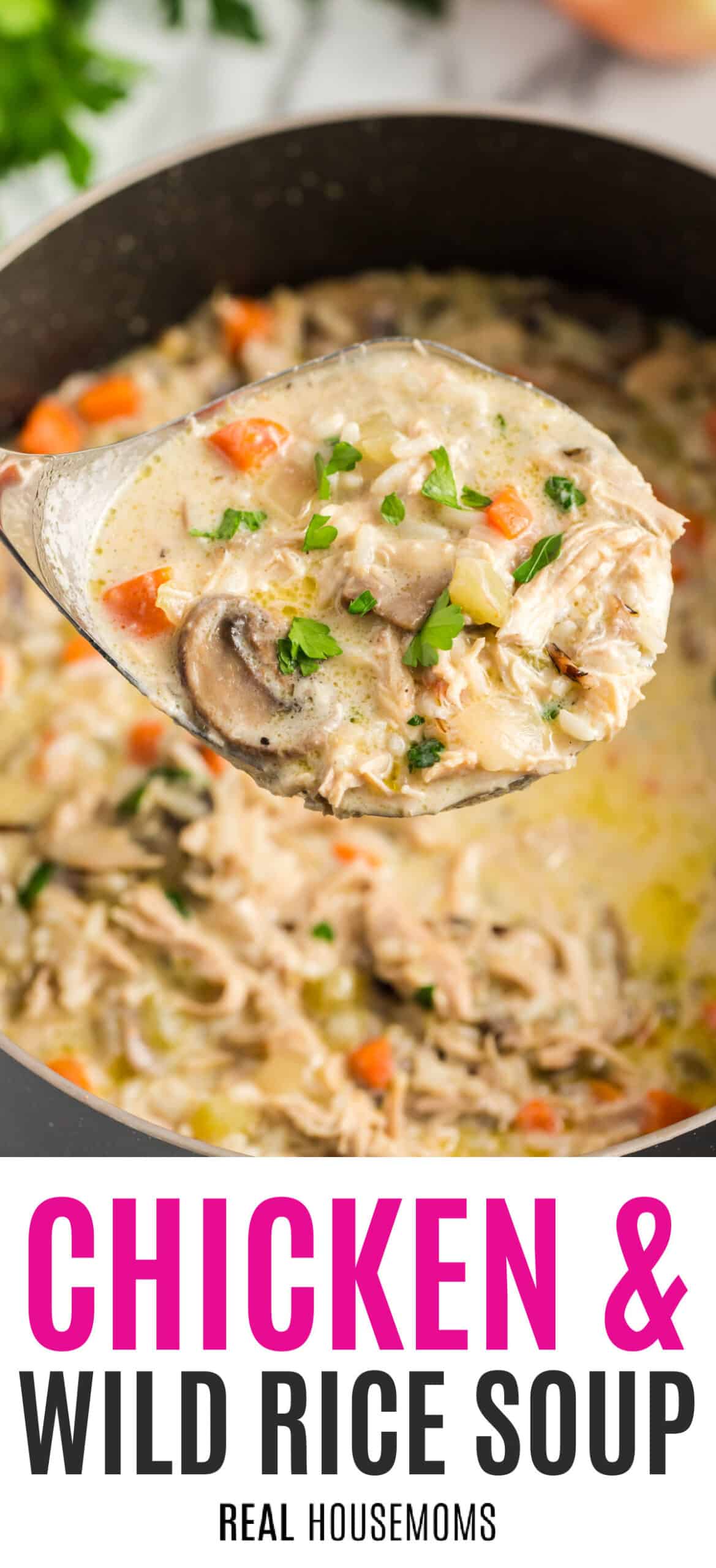 Creamy Chicken and Wild Rice Soup - Tastes Better From Scratch
