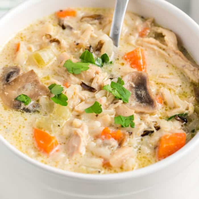 Creamy Chicken And Wild Rice Soup ⋆ Real Housemoms 2108