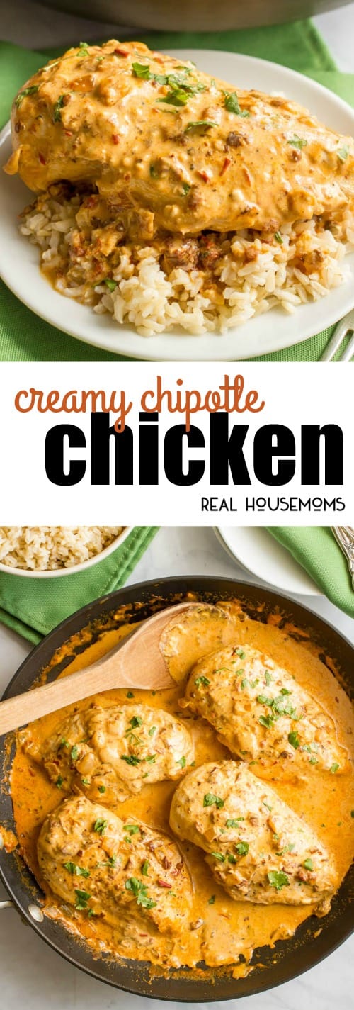 Creamy Chipotle Chicken Recipe - Real Housemoms