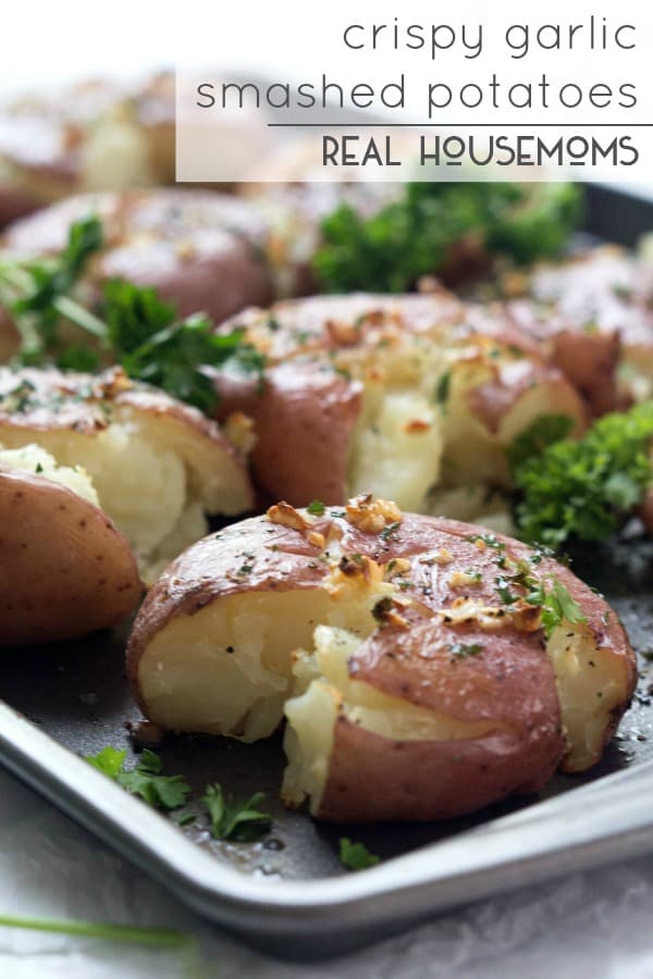 Crispy Garlic Mashed Potatoes - Real Housemoms