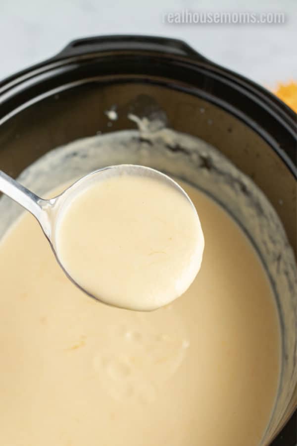 Crock Pot Cheesy Cauliflower Soup With Video ⋆ Real Housemoms