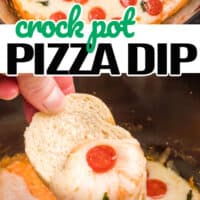 3 Ingredient Crock Pot Pepperoni Dip - Tastefully Eclectic