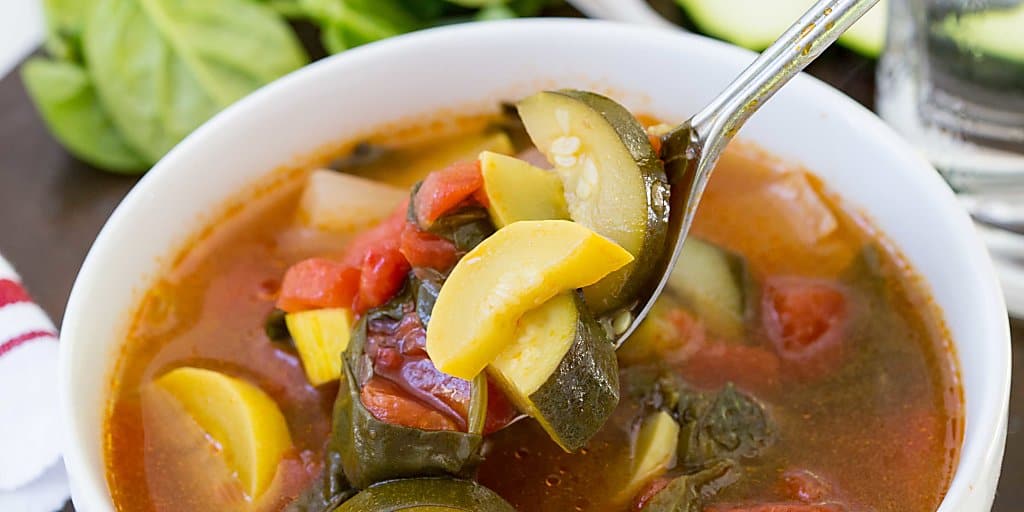 Crock Pot Vegetable Soup - The Seasoned Mom