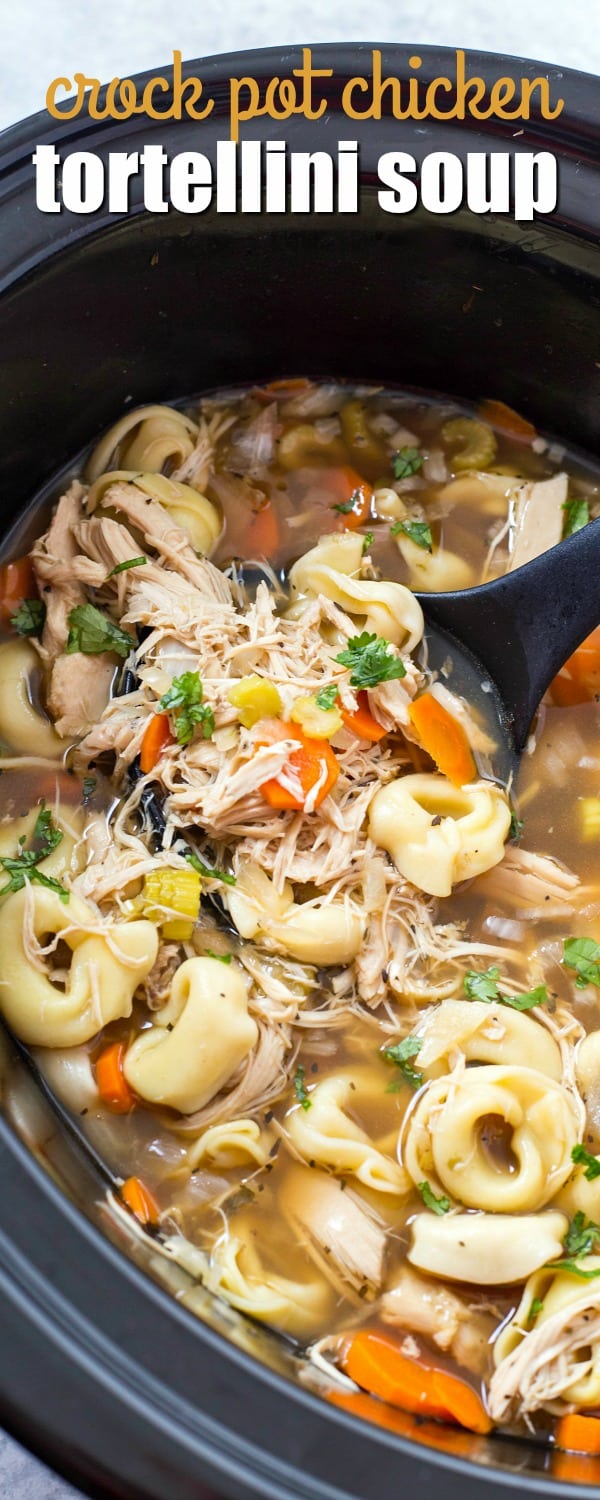 Crock Pot Chicken Tortellini Soup ⋆ Real Housemoms