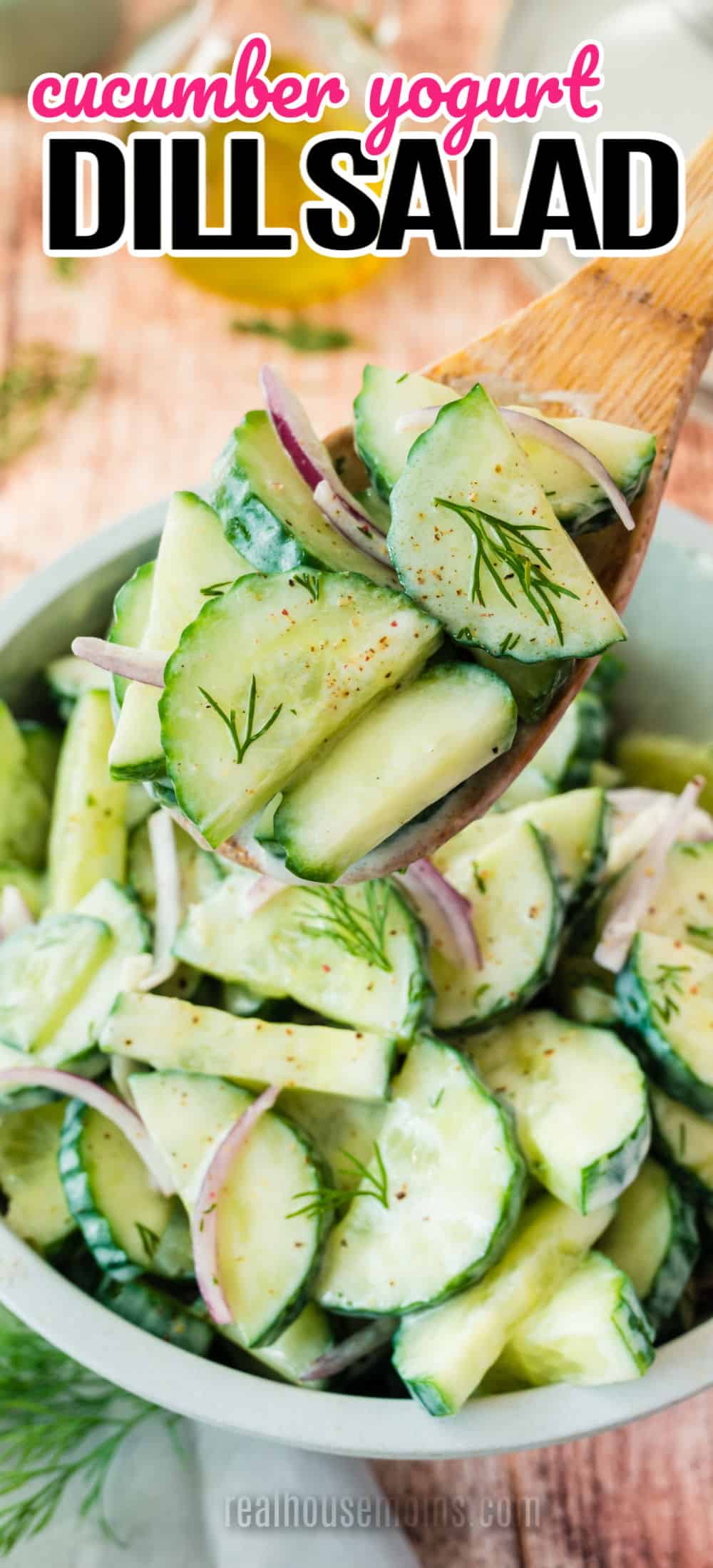 Cucumber Yogurt Dill Salad ⋆ Real Housemoms